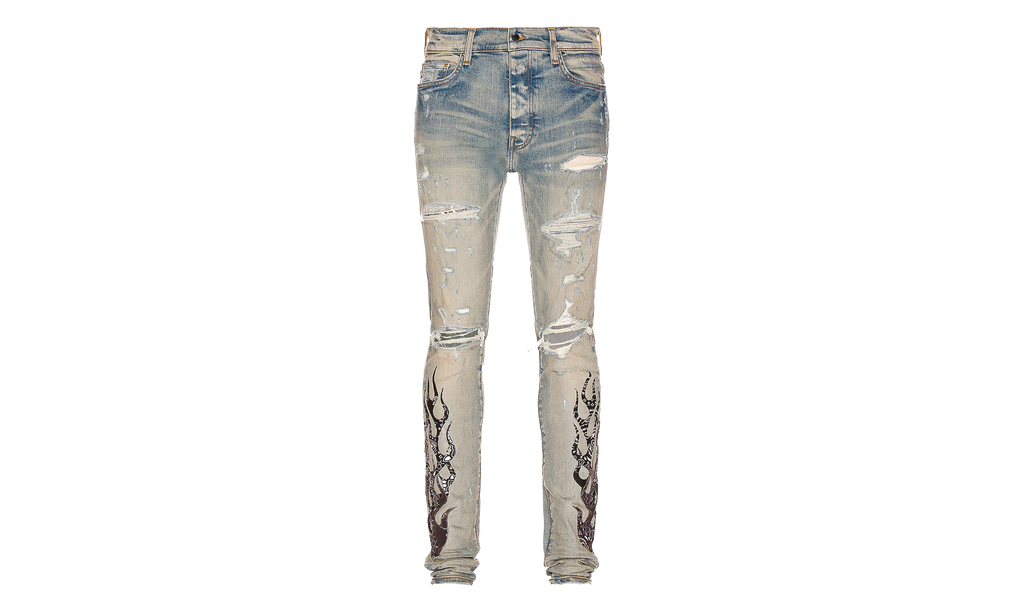 Bandana Flame Jeans "Clay / Indigo / Black" PS22MDS192 464