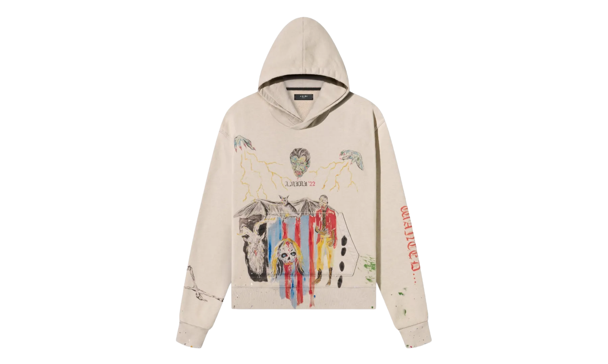 Wes Lang Land Blood 38' Hoodie "Heather Birch" AW22MJG200 963