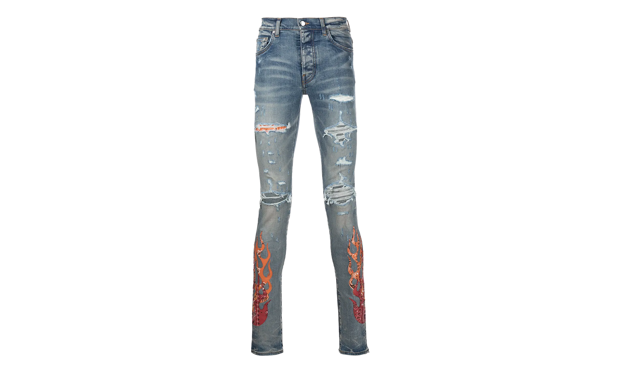 Bandana Flame Patch Jeans "Clay Indigo Multi" PS22MDS192 481