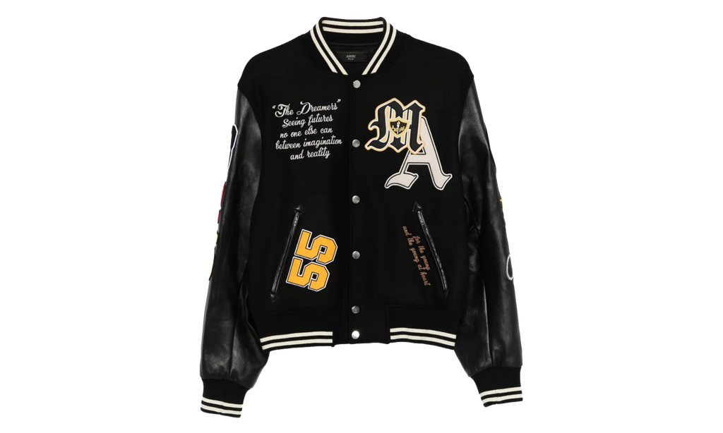 Varsity Patch Jacket "Black" AMOUJA1016 001