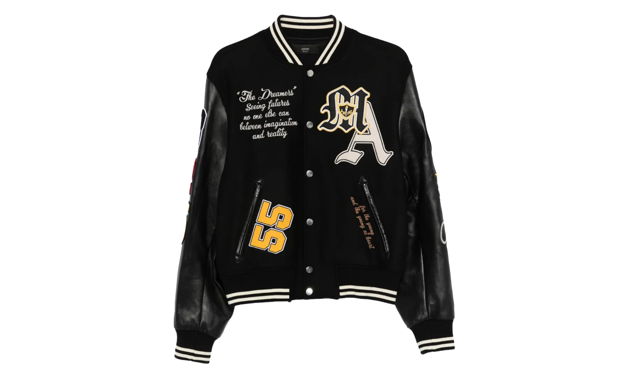 Varsity Patch Jacket "Black" AMOUJA1016 001