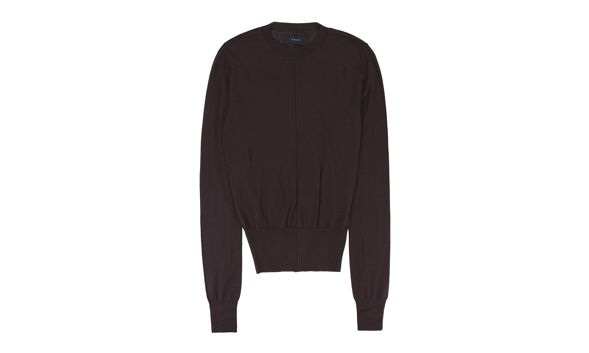 DISTRESSED CASHMERE BROWN JUMPER "Brown" PS22WKL007 BRN