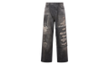 Carpenter Repaired Baggy Jean "Crafted Black" AMBMJE1006 680
