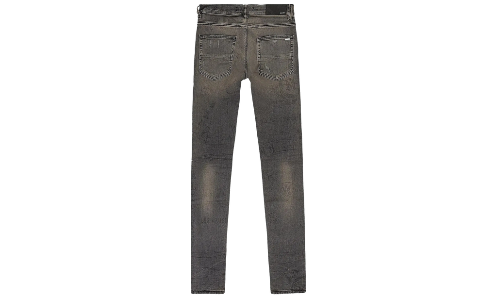 MILITARY STENCIL JEAN "Grey" PF22MDS024