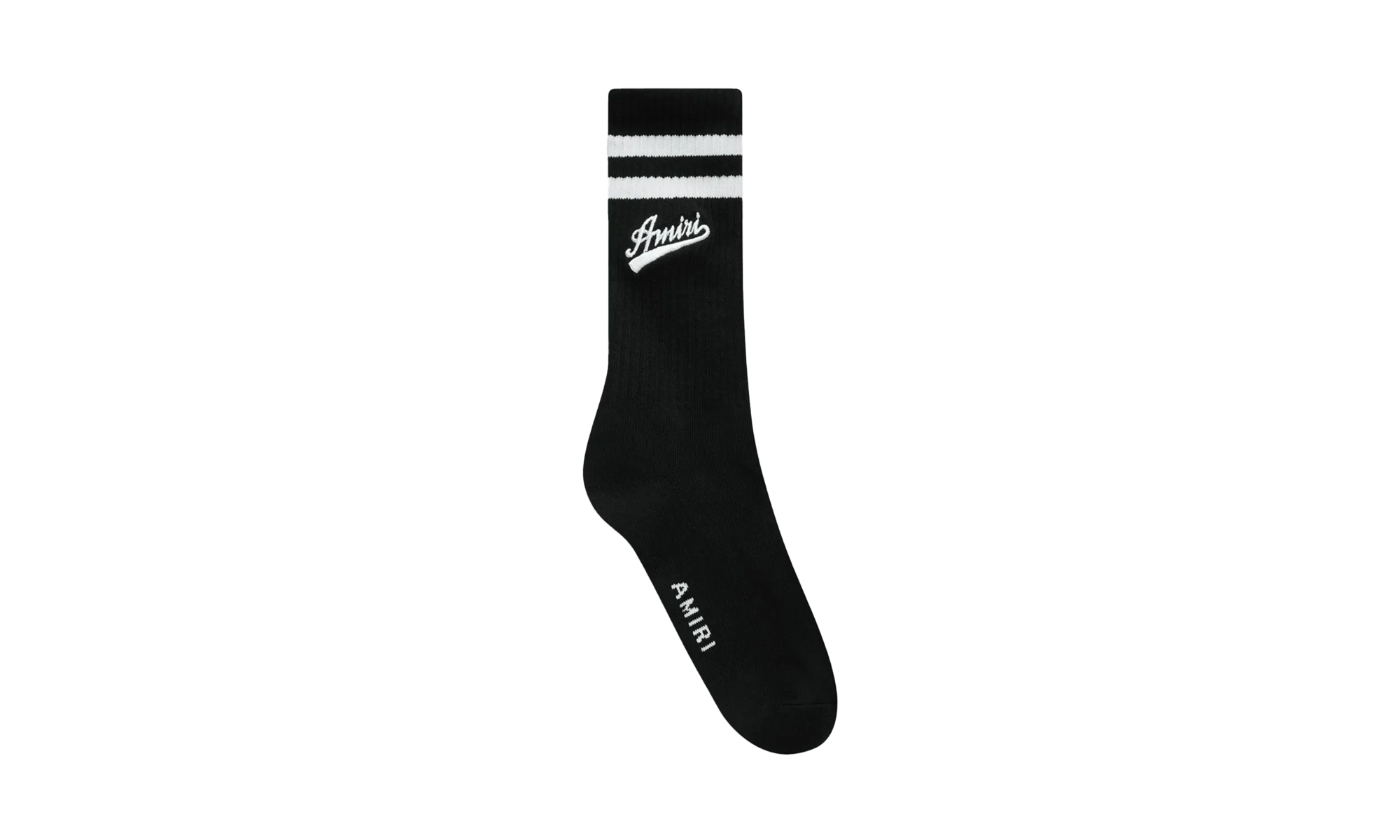 Varsity Script Socks "Black / White" SS23MHR003 004