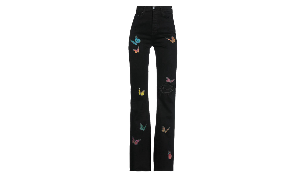 Butterfly Flare Broken Jeans "Black" Y0W01404SD BLK