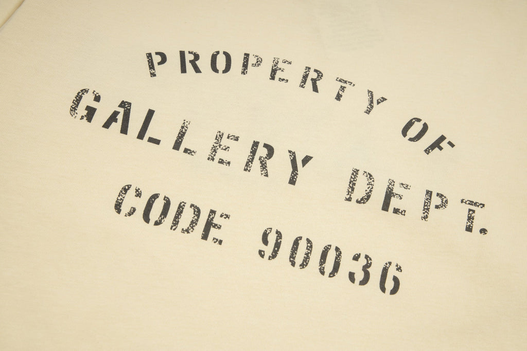 Gallery Dept X LANVIN Hand drawn doodle splash ink letters TEE