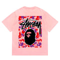 BAPE X Stussy Ape Head Tee