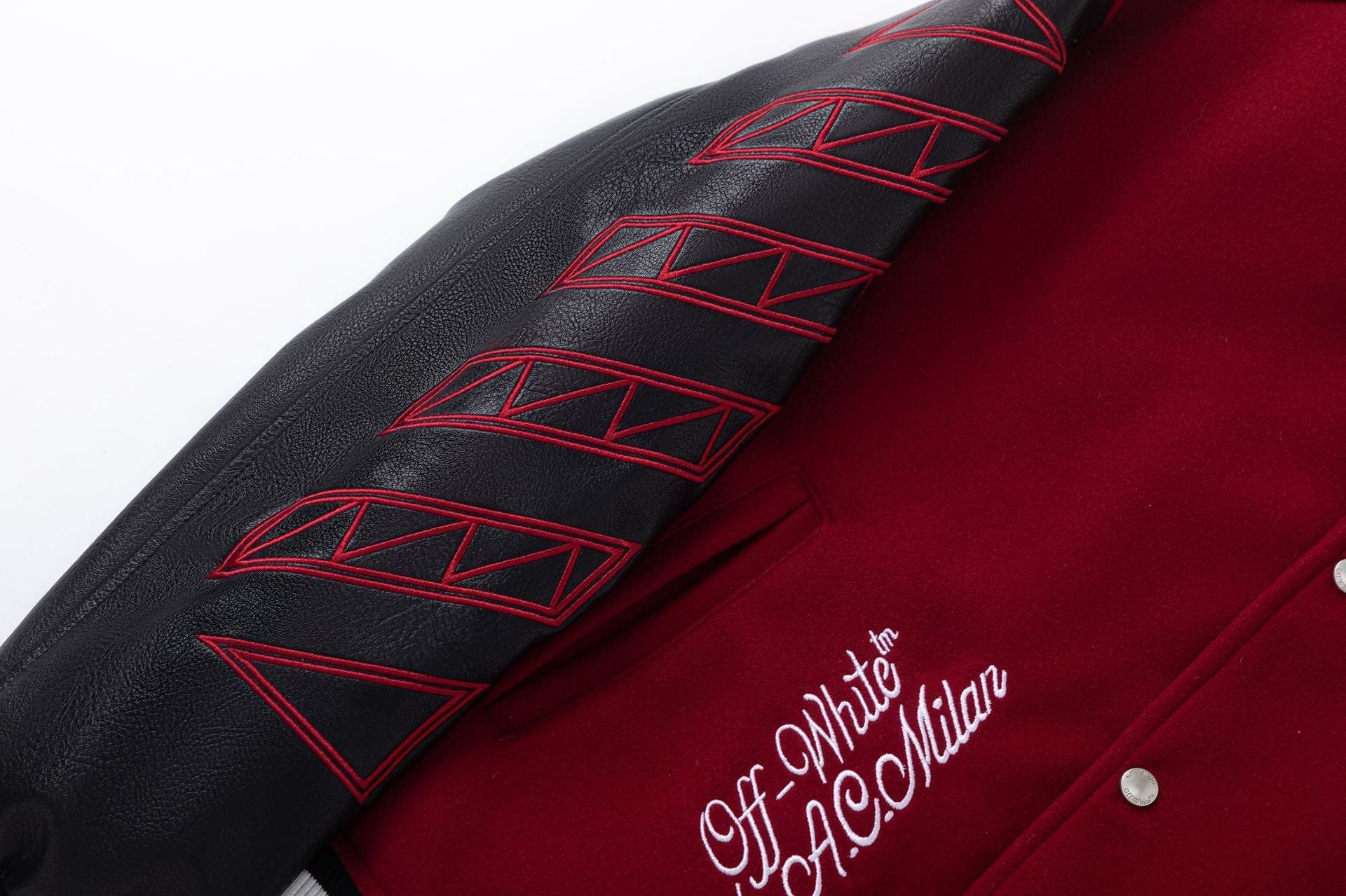 OFF WHITE Logo-Embroidered Jacket