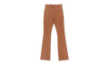 FLARE LEATHER DRESS PANTS "Brown" W0M09290LEROR