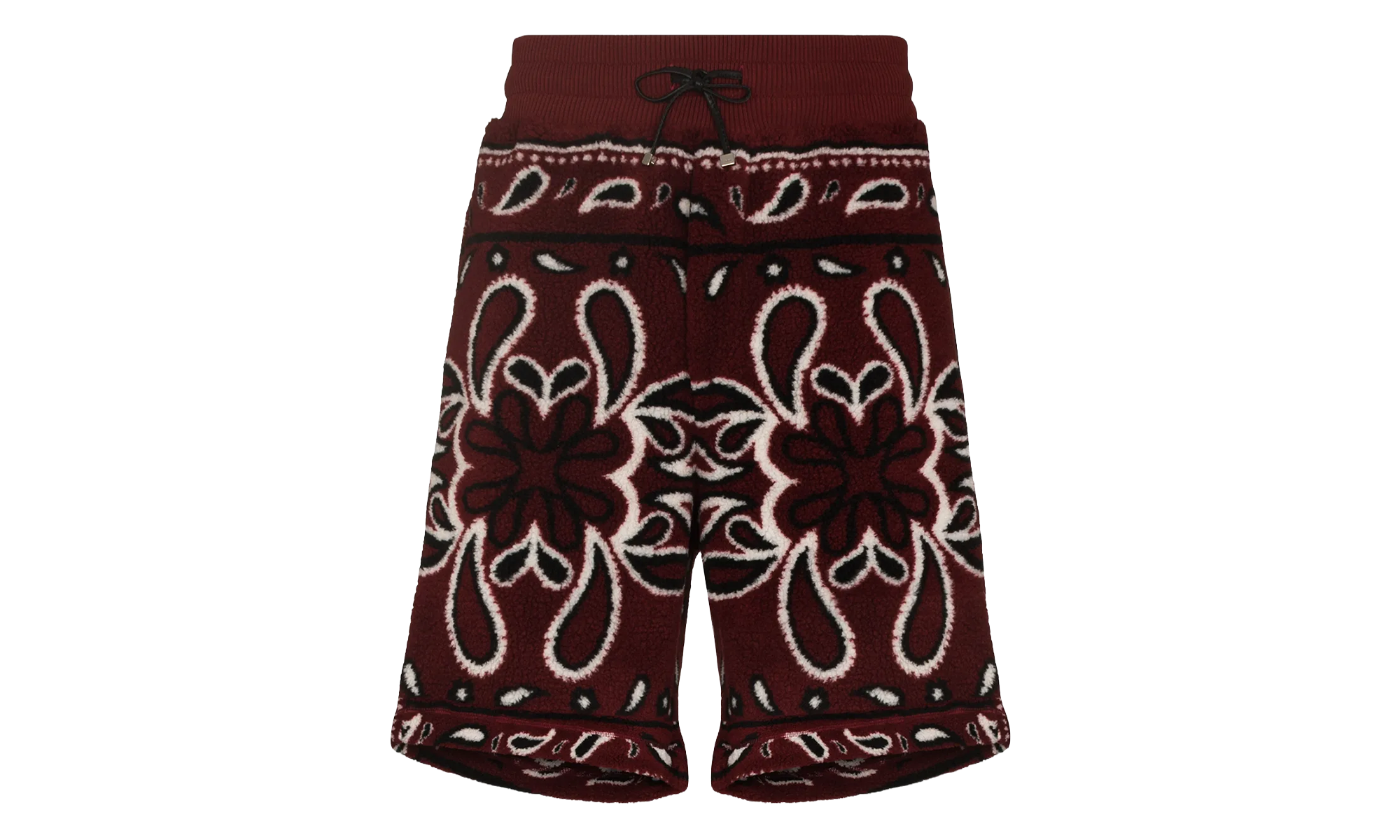 Bandana Fleece Shorts "Red" MKSS01643