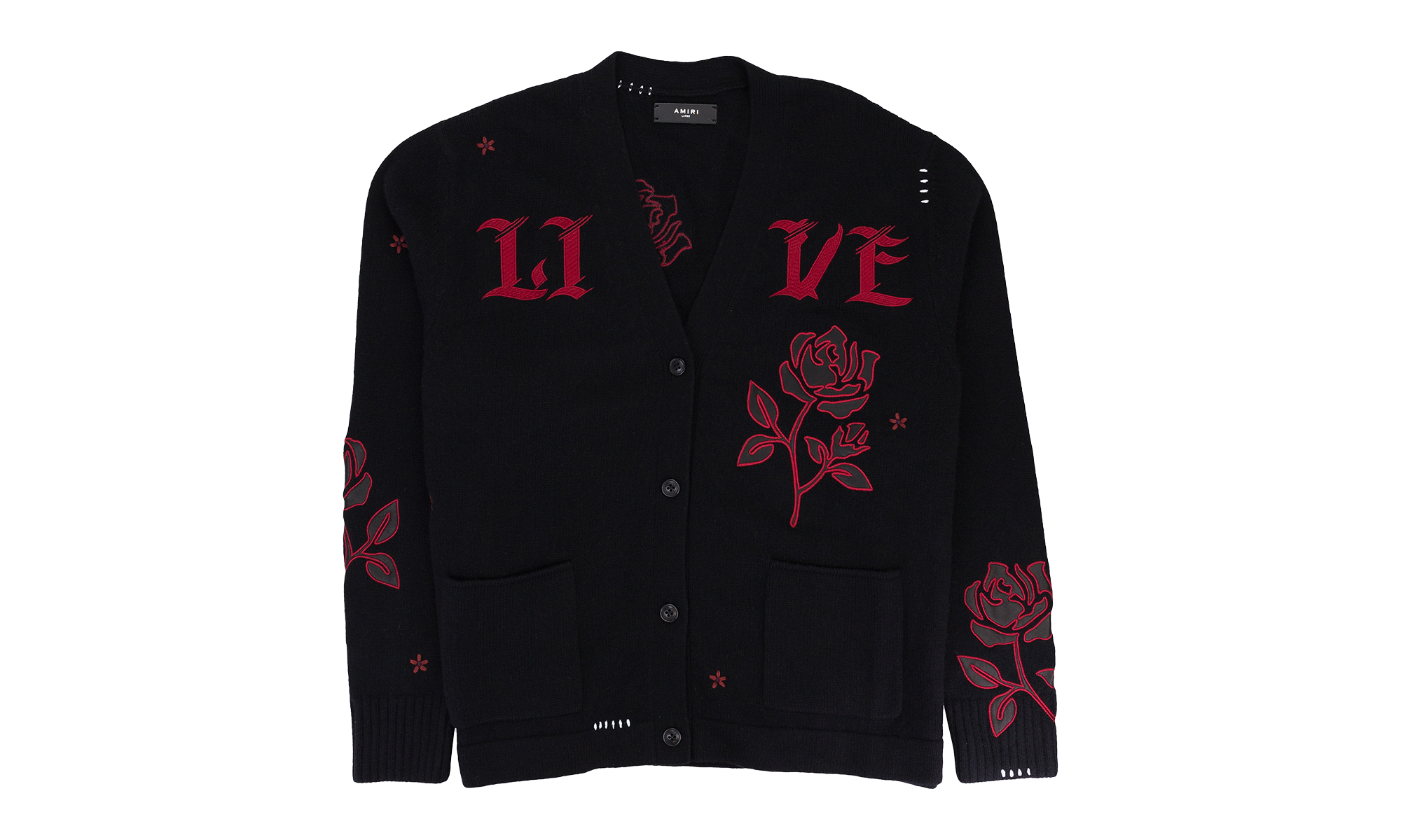 CARDIGAN "Black/Red" WKCAR ROSBLK