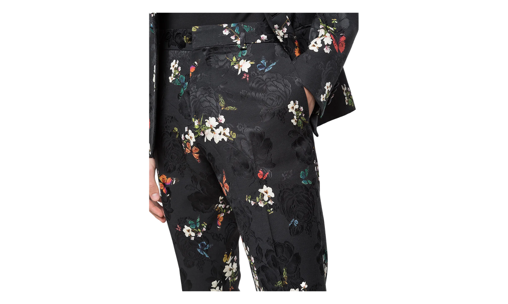Butterfly Jacquard Pants "Black" Y0M09166JA BLK