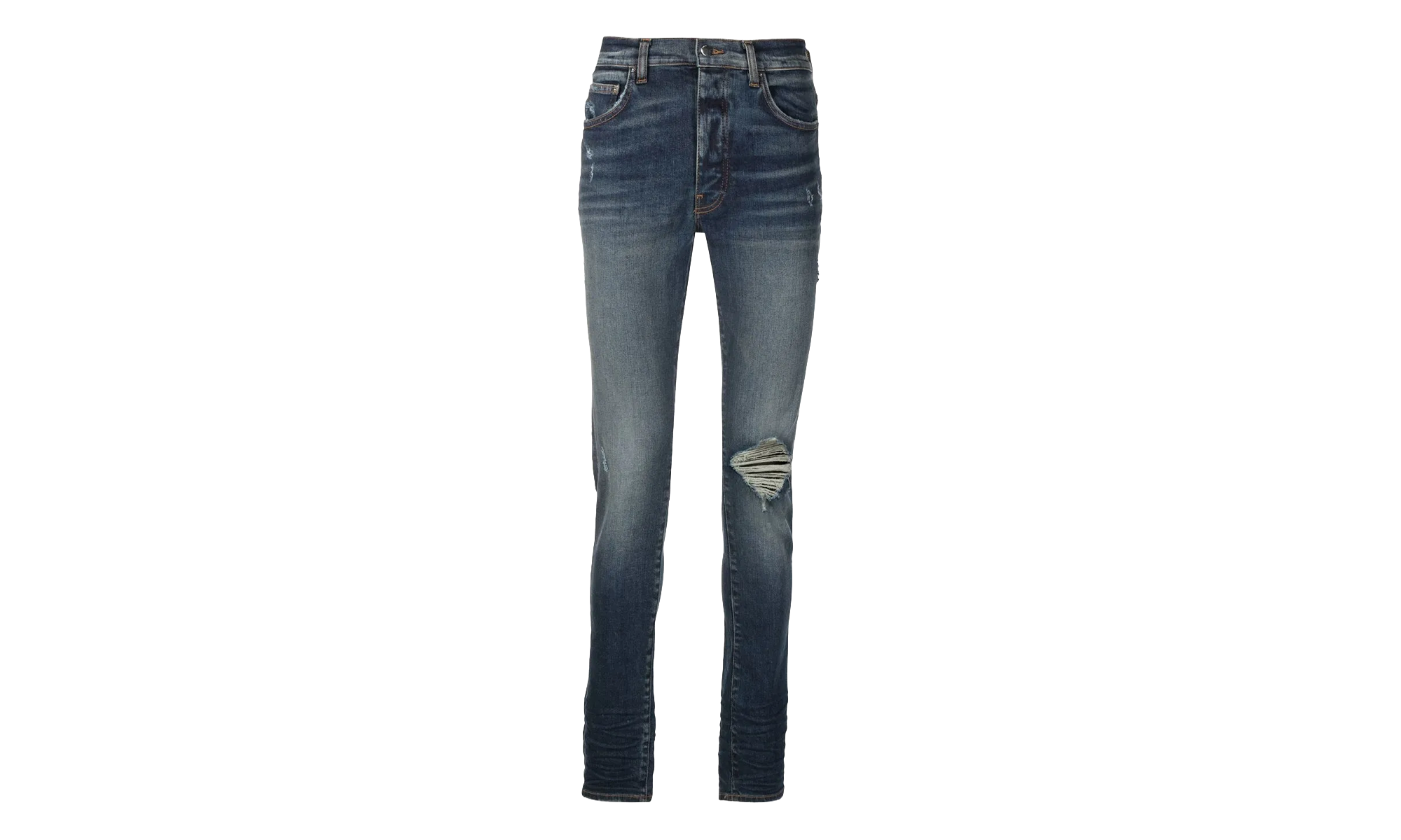 Broken Denim Jeans "Deep Classic Blue" PXMD004 403