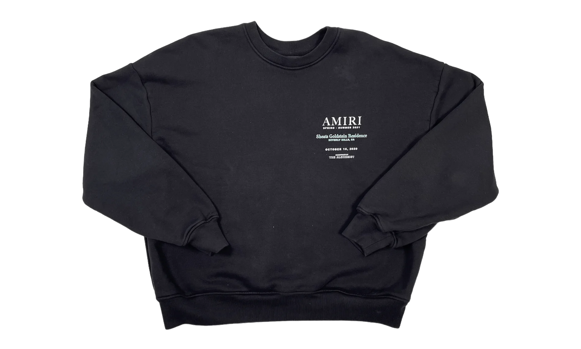 Goldstein Residence Beverly Hills Exclusive Crewneck Sweatshirt "Black" HBXCK025