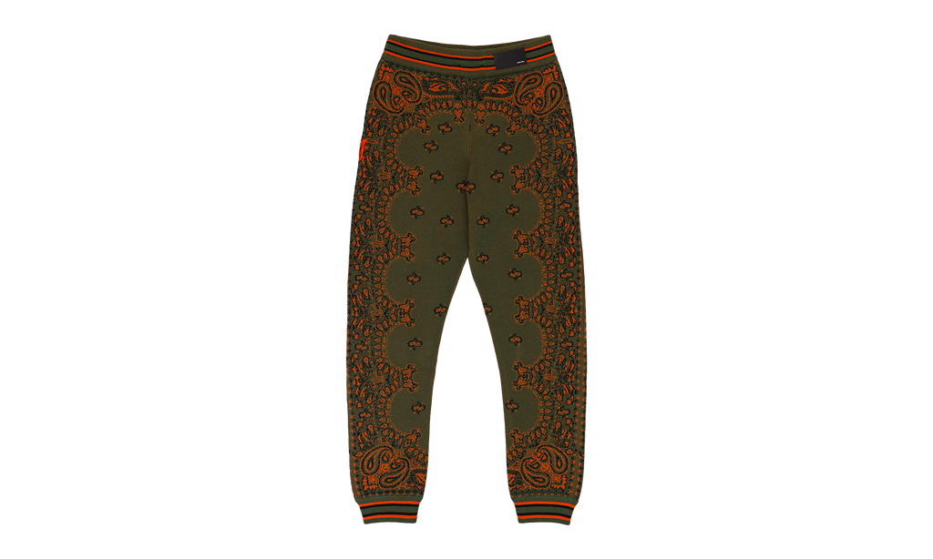 BANDANA B-BALL SWEATPANTS "GREEN" PS22MKP052 352