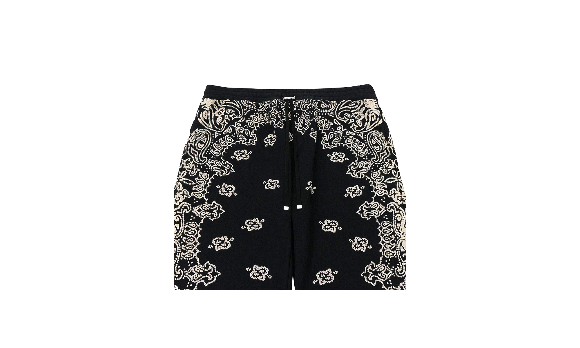 BANDANA BLEACH SWEATPANTS "Black" PF22MJP044