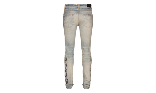 Bandana Flame Jeans "Clay / Indigo / Black" PS22MDS192 464