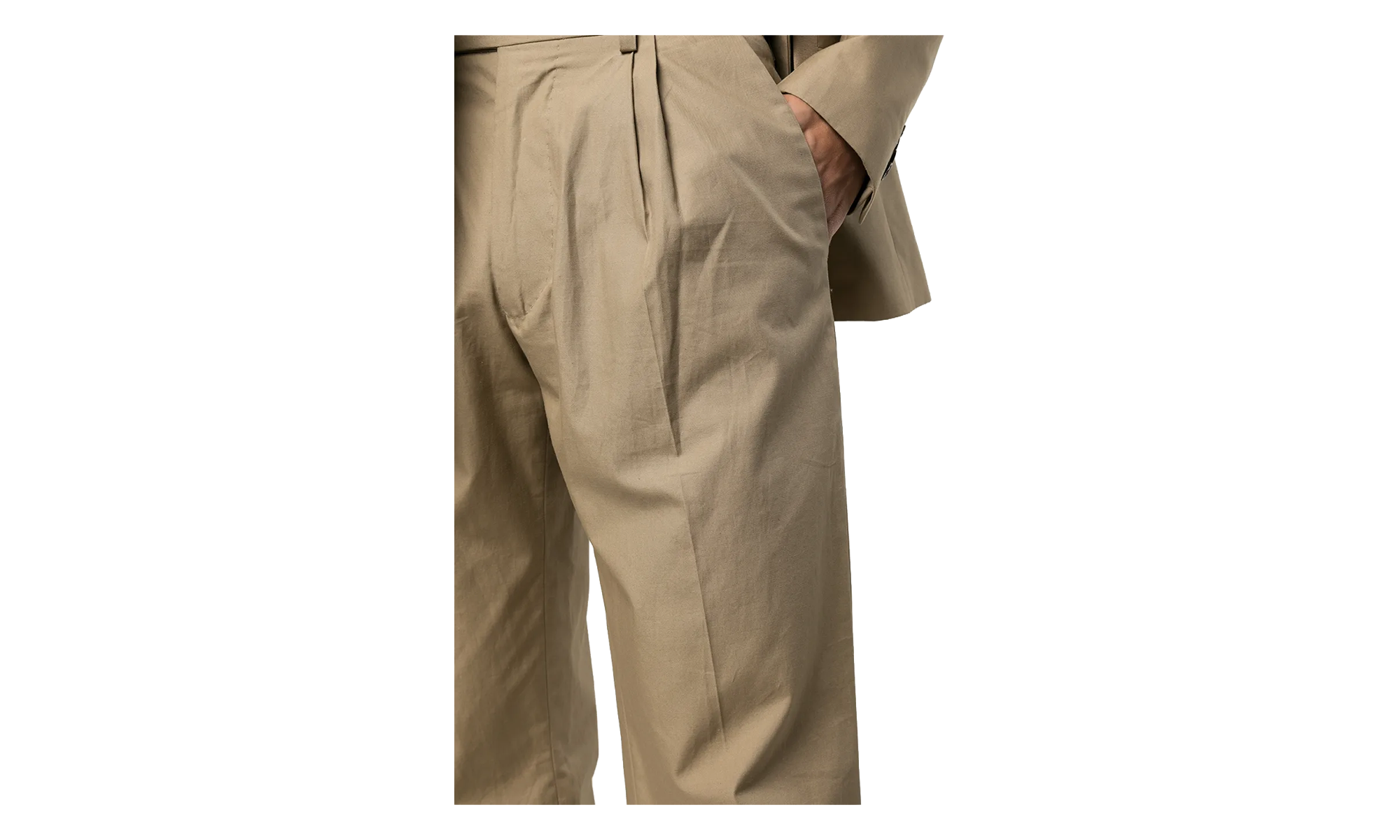 Single Pleat Relaxed Trouser "Brown" MPR001 210