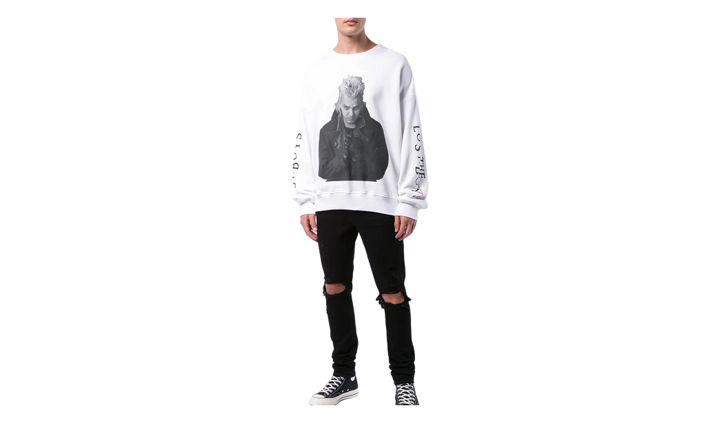 The Lost Boys Portrait Crewneck Sweatshirt "White" MKCRW LOBWHT WHIT