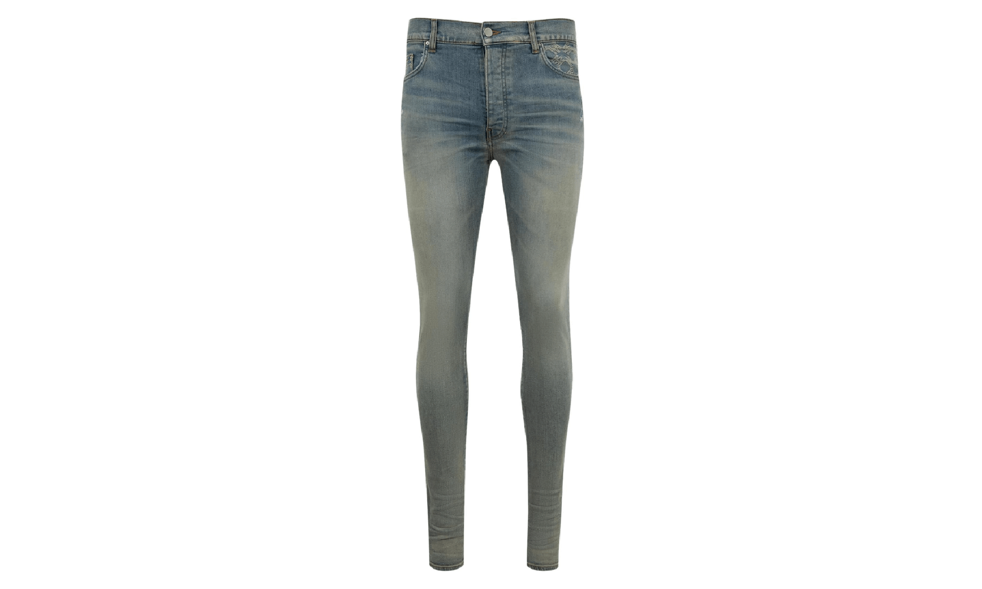 Quad Contrast Jeans "Antique Indigo" AMDNSY108
