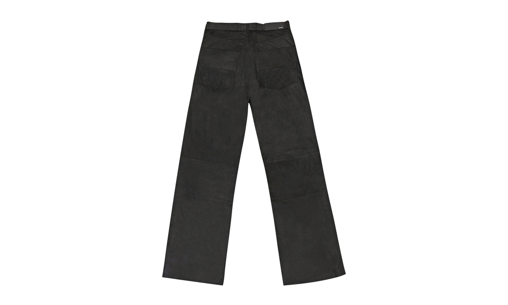 Baggy Leather Pants "Black" WBBAG LTH