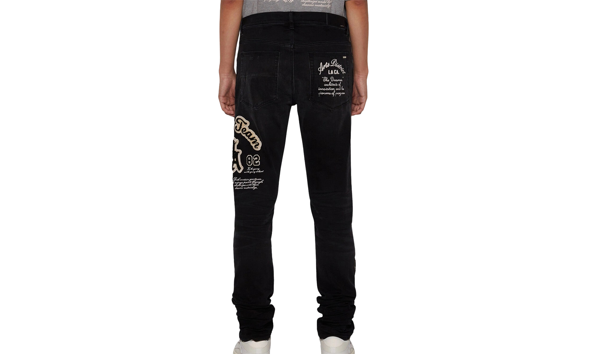 Dream Team Skinny Jeans Mens Style : Amdnsy1065 "VINTAGE BLACK" AMDNSY1065 097
