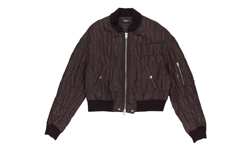 Quilted Down Bomber "Brown" PS22WOS005 BROWN