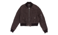 Quilted Down Bomber "Brown" PS22WOS005 BROWN