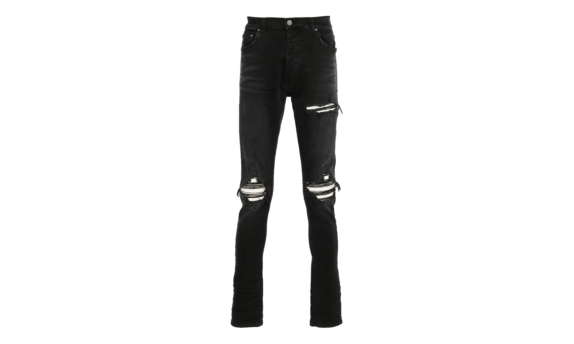 MX1 Ultra Suede Repair Jeans "Vintage Black White" MDNSY1055 097