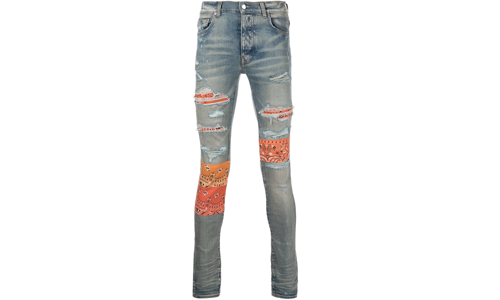 Vintage Bandana Artpatch Jean Clay Indigo "CLAY INDIGO" PS22MDS140 CLAY INDIGO