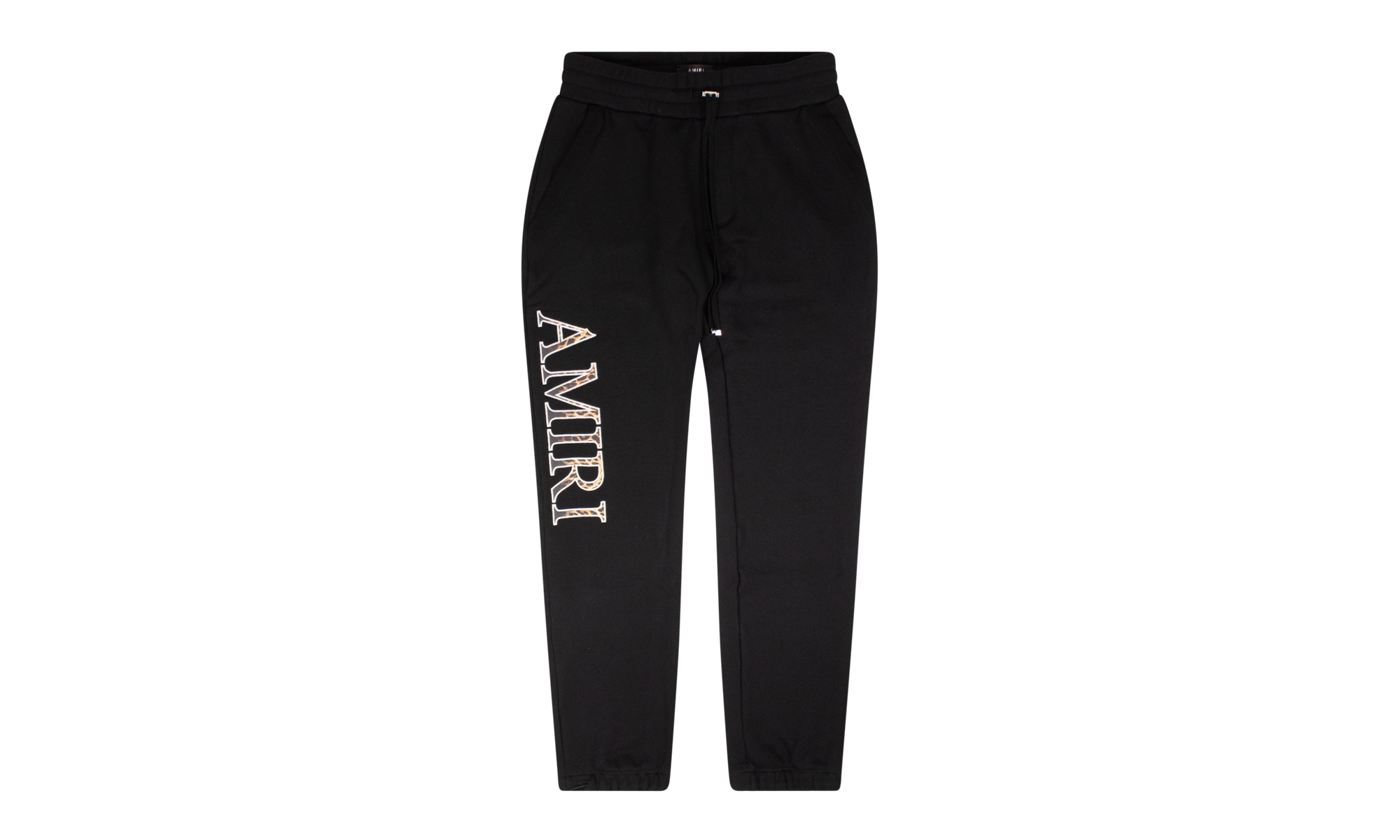 Leopard Logo Applique Sweatpants "Black" MJSP018 001