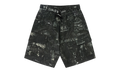Army Stencil Cargo Shorts "Black" PF22MPB006_Black