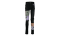 Bandana Art Patch Jeans "Aged Black" PF22MDS021 023