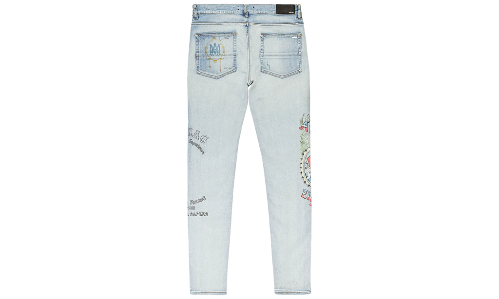 ZIG ZAG JEAN "Light Indigo" SS22MDS023