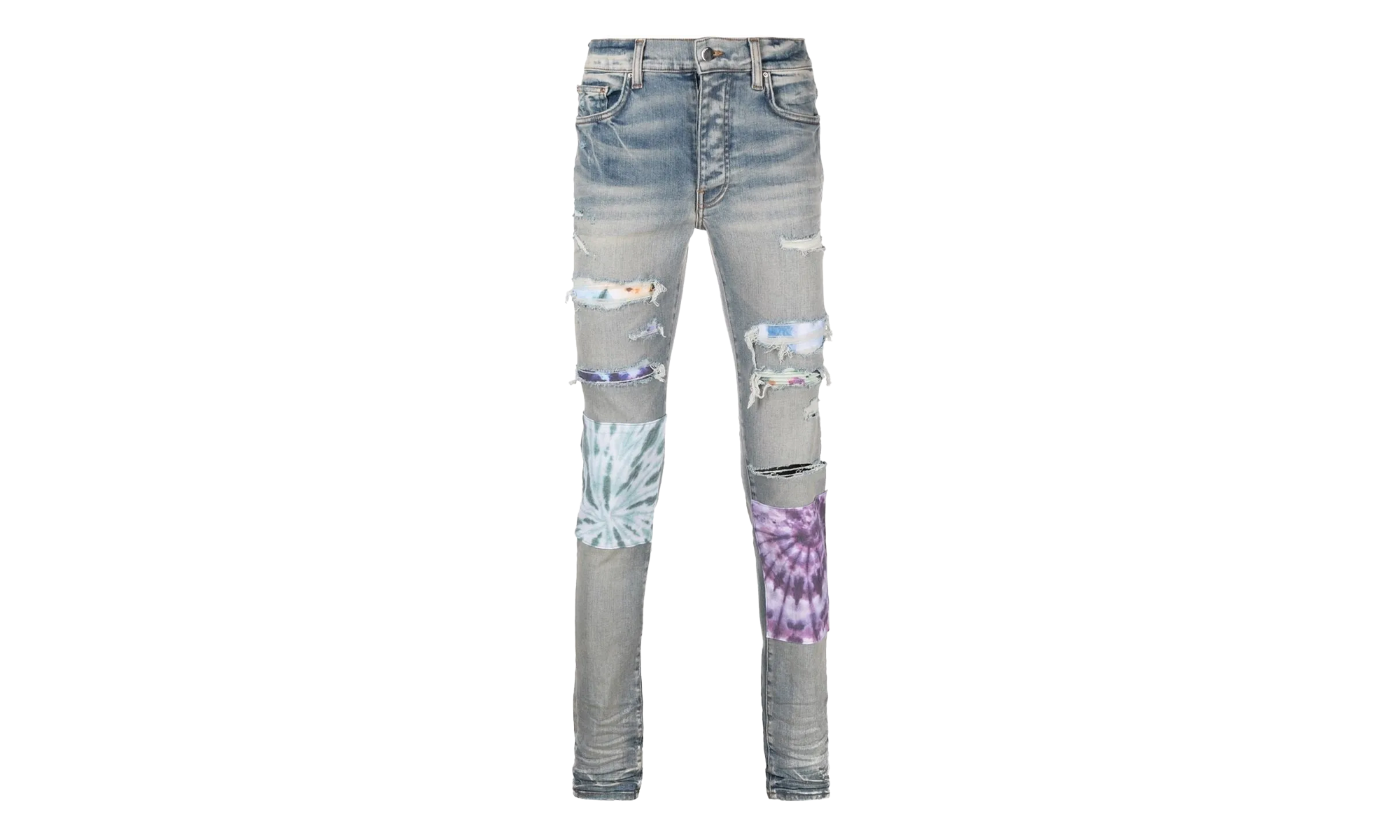 Tie Dye Art Patch Jeans "Original Indigo" MDS024 405