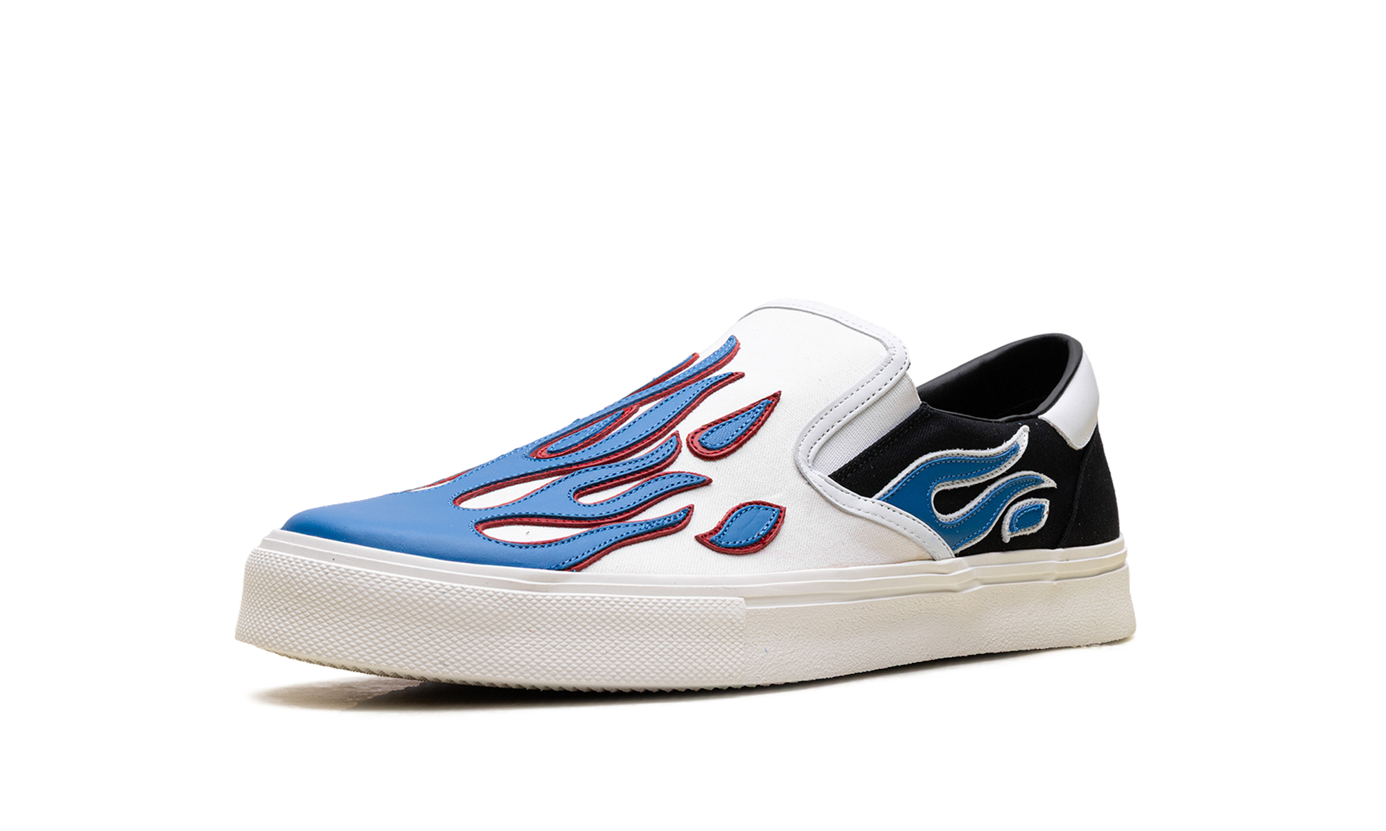 Slip On Sneakers "Flame - Black White Blue" S0F23149CL BWB