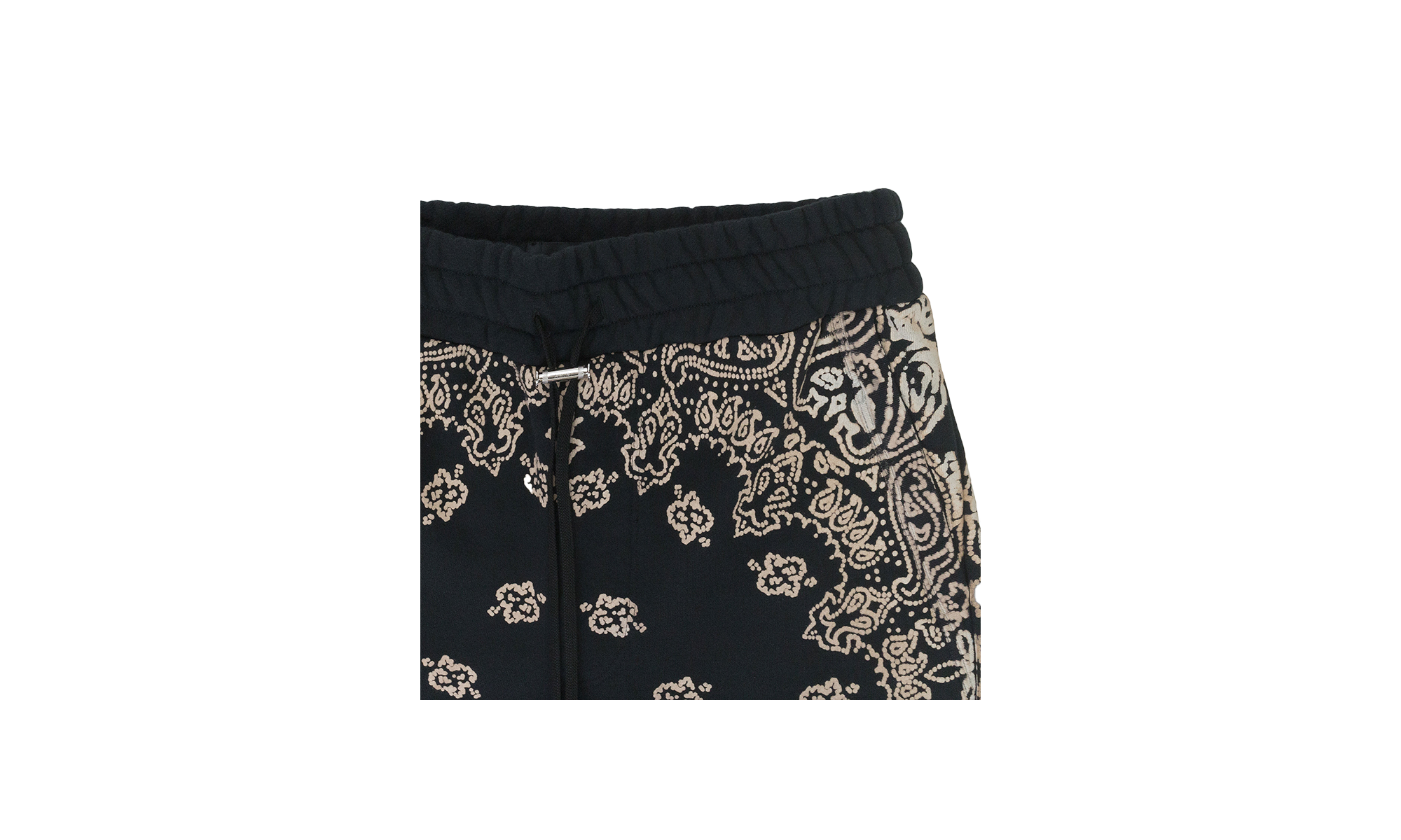 BANDANA BLEACH SHORTS "Black" PF22MJB082