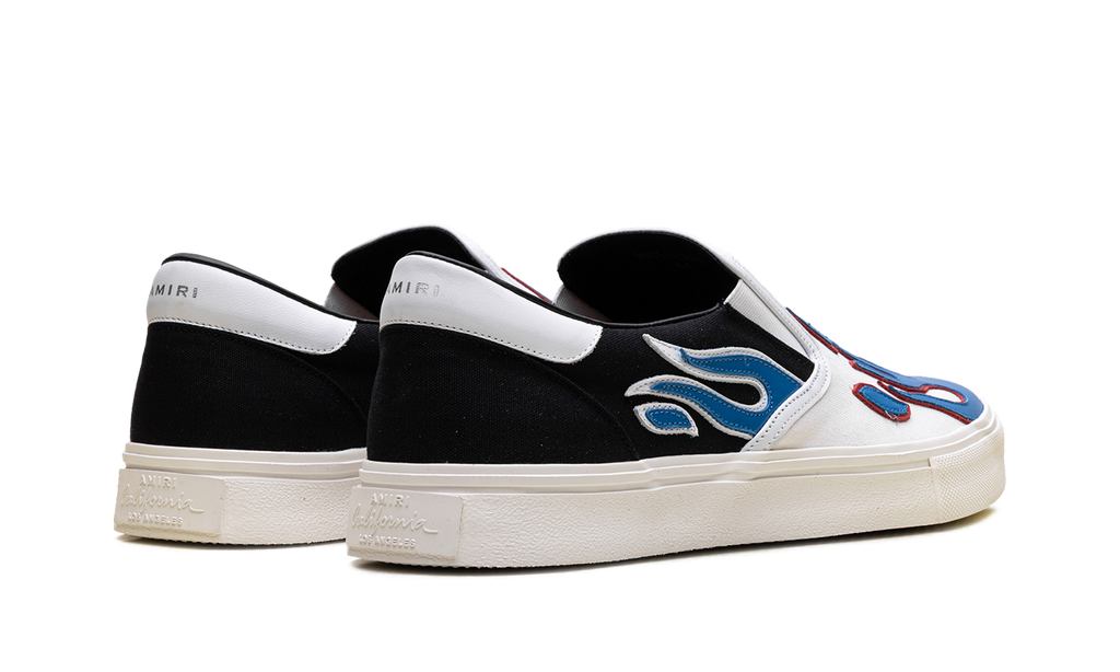 Slip On Sneakers "Flame - Black White Blue" S0F23149CL BWB
