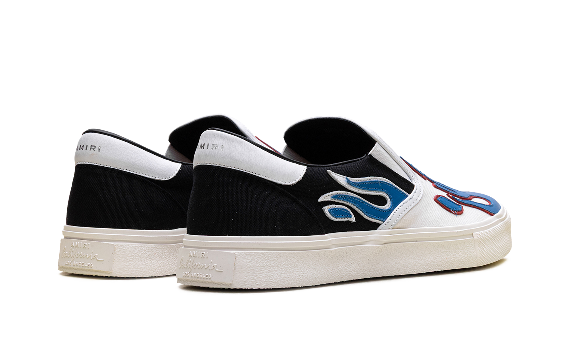 Slip On Sneakers "Flame - Black White Blue" S0F23149CL BWB