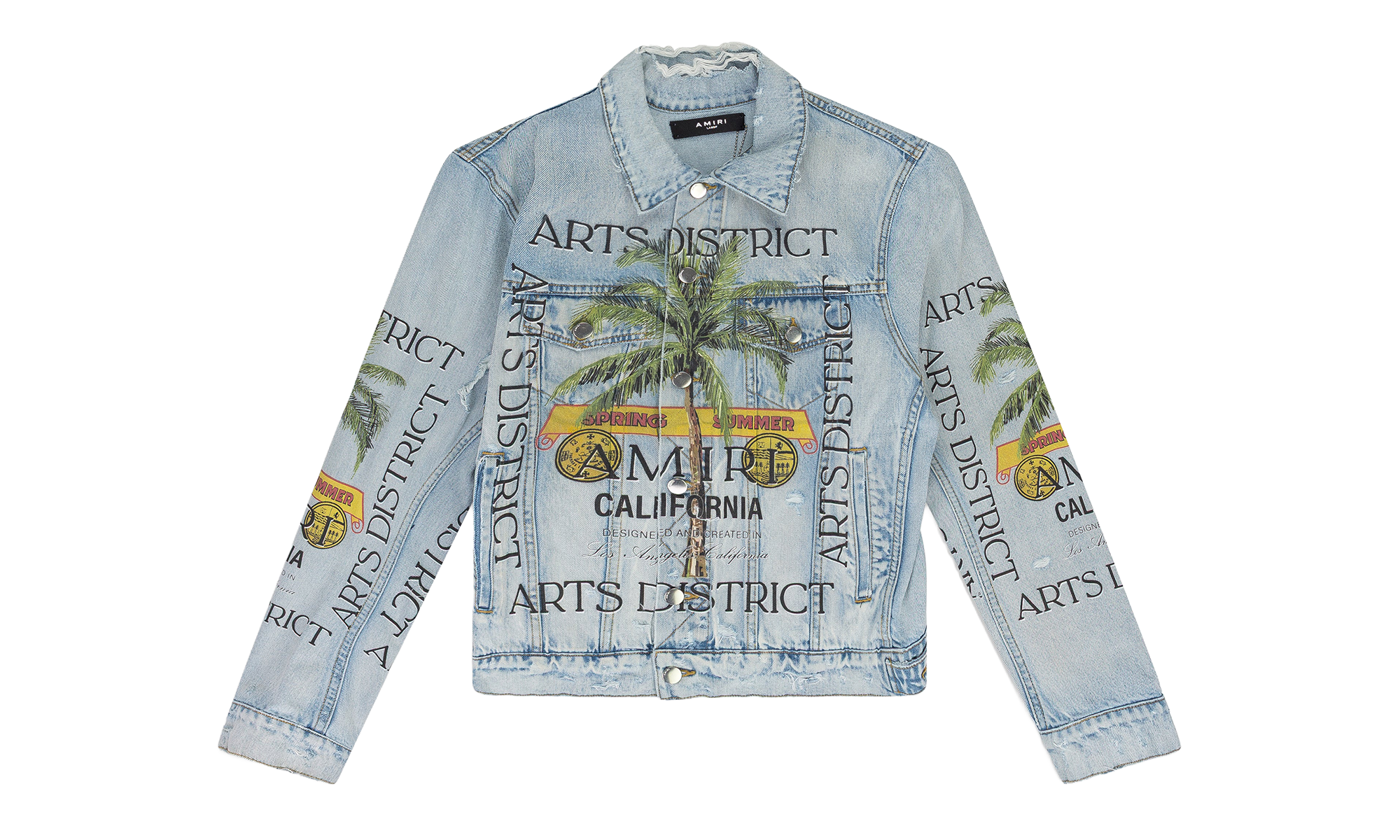 Rum Label Trucker Jacket "Light Indigo" SS22MDT002_LIGHT_INDIGO