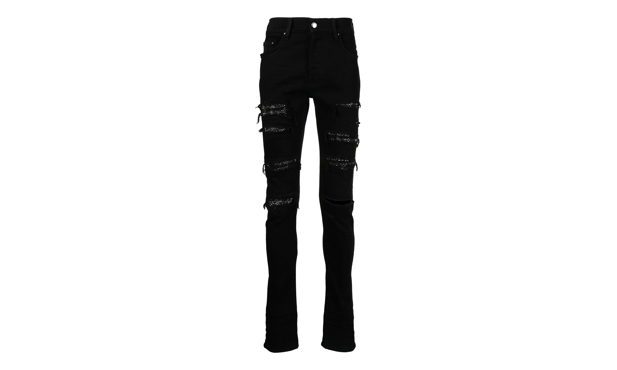 Crystal Thrasher Jeans "Overdyed Black" SS23MDS006 018