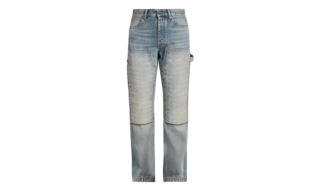 Debossed MA Quad Carpenter Jeans "Antique Indigo" AMDNGH1055 406