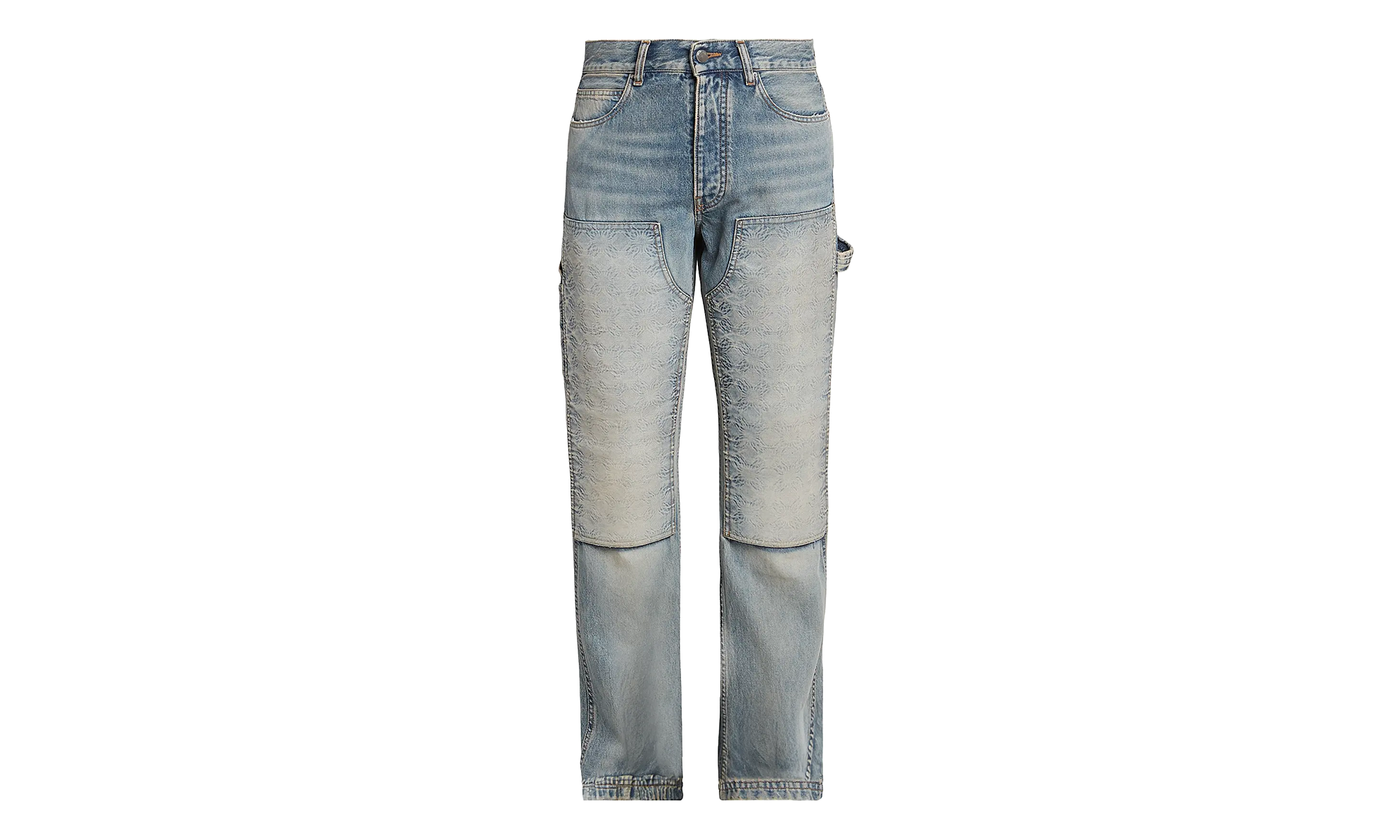 Debossed MA Quad Carpenter Jeans "Antique Indigo" AMDNGH1055 406