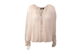 Crinkle Chiffon Blouse "Nude" AMR XTPS 0248