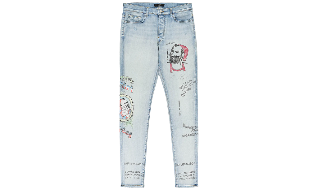 ZIG ZAG JEAN "Light Indigo" SS22MDS023