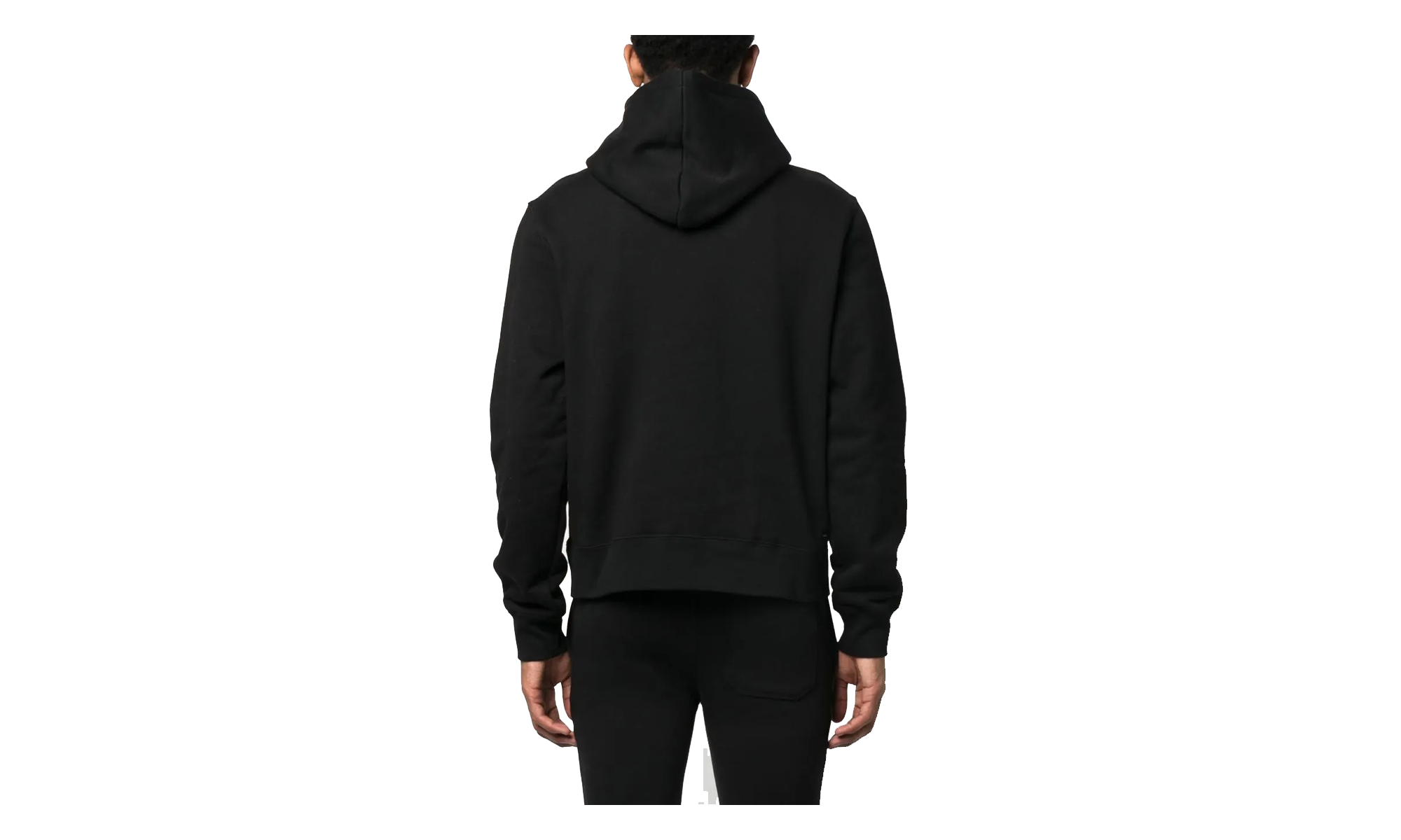 Micro MA Bar Pullover Hoodie "Black" PS23MJL034 001