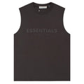 Fear Of God Flocked logo letter print Sleeveless T-Shirts