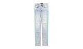 Flocked Track Jeans "Vintage Light Indigo Teal" AFTJVLI