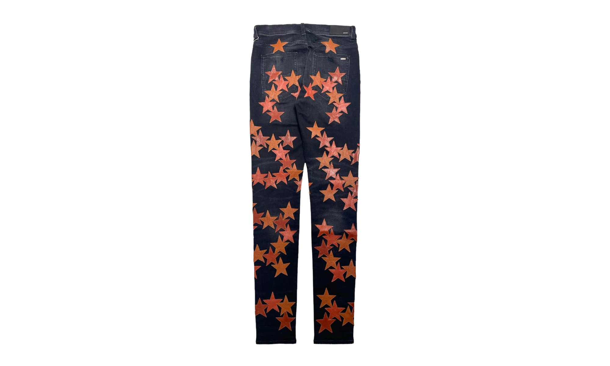 Leather Star Patch Jeans "Chemist - Aged Black" SS22MDS022 23